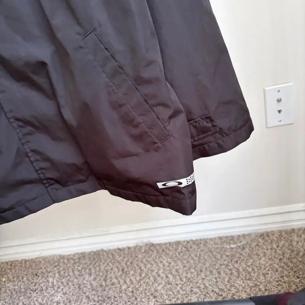 Vintage Y2K Oakley Software Snap Button Cyber Mens L Ski Windbreaker Jacket
